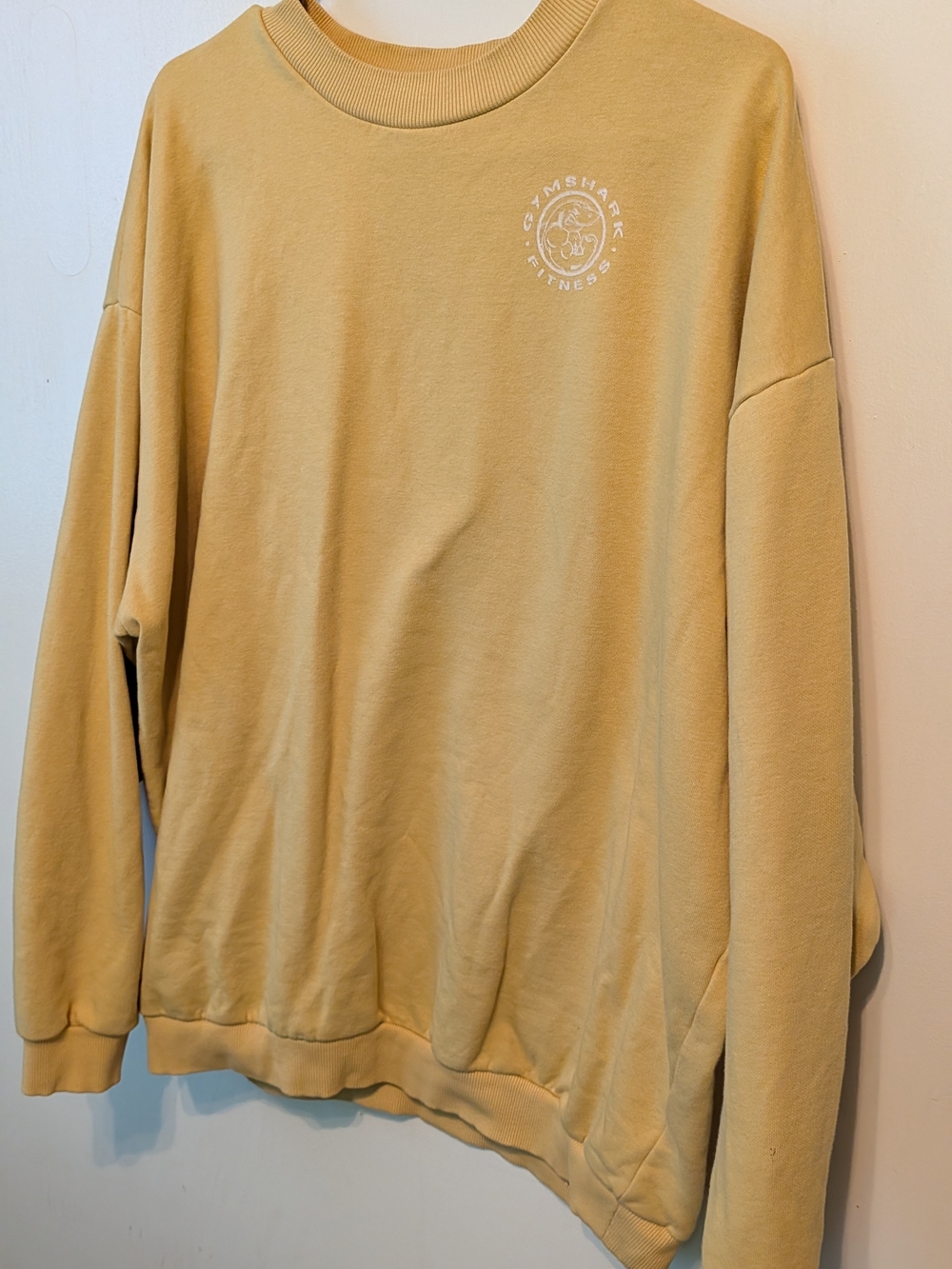 Gymshark Women’s Crewneck Sweatshirt Mustard Oversized